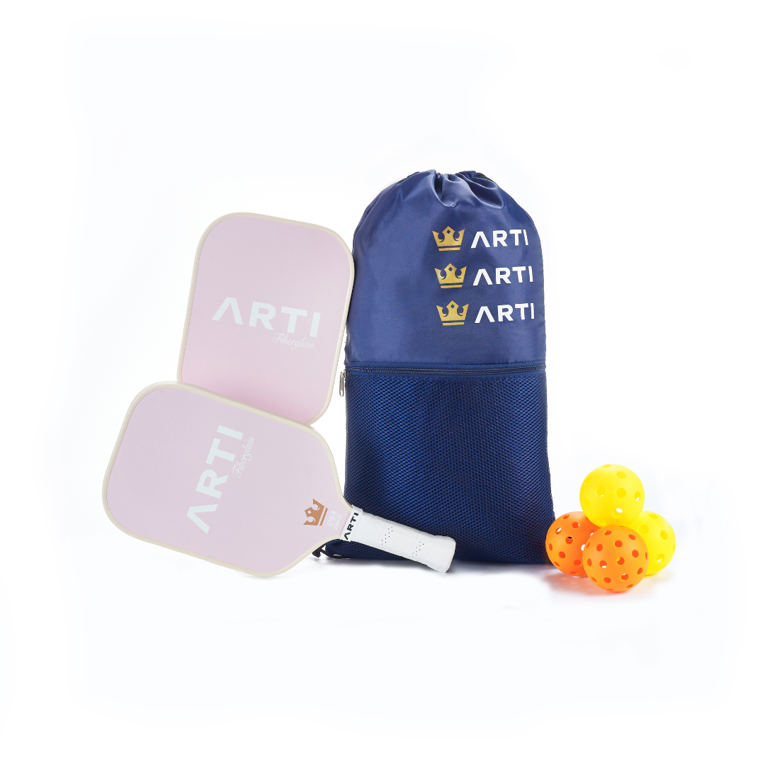 ARTI Fiberglass Love&Kiss Pickleball Paddle Set