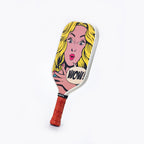 ARTI 16mm T700 Carbon Fiber Kristen & Kristy "WOW" Pickleball Paddle - USA Pickleball Approved