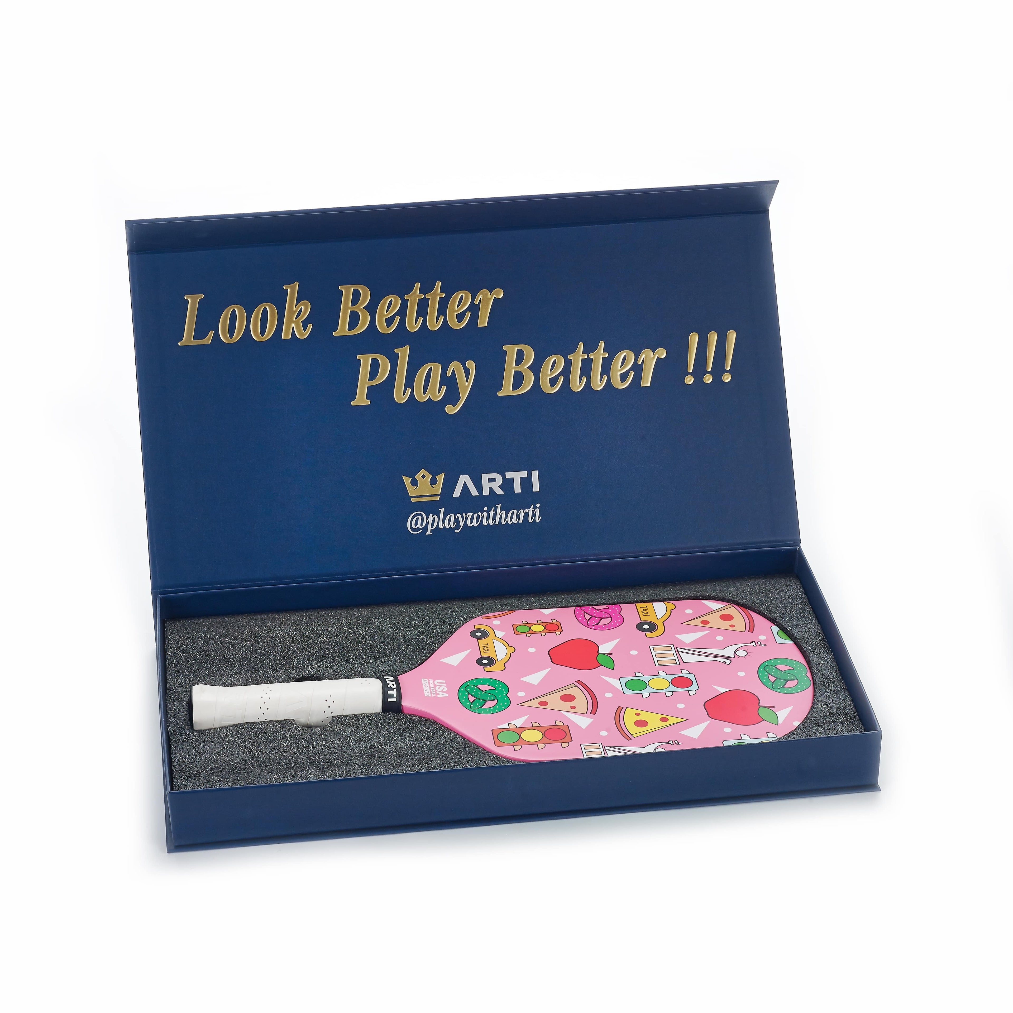 ARTI 16mm Carbon Fiber "NEW YORK" Pickleball Paddle