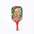 ARTI 16mm T700 Carbon Fiber Kristen & Kristy "Happy Holidays" Pickleball Paddle - USA Pickleball Approved