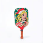 ARTI 16mm T700 Carbon Fiber Kristen & Kristy "Happy Holidays" Pickleball Paddle - USA Pickleball Approved