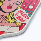 ARTI 16mm T700 Carbon Fiber Kristen & Kristy "X-MAS" Pickleball Paddle - USA Pickleball Approved