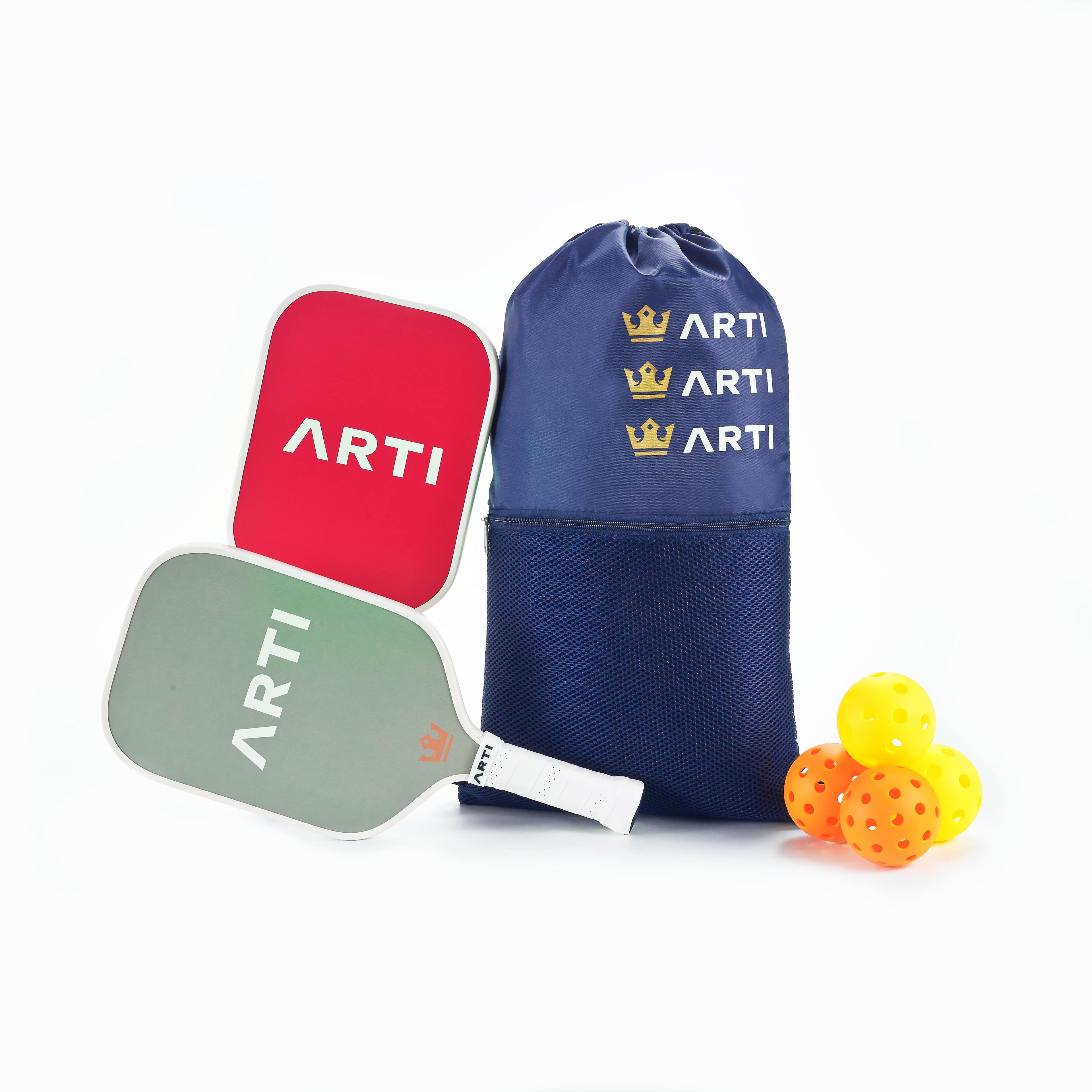 ARTI Fiberglass "Christmas Edition" Pickleball Paddle Set - USA Pickleball Approved