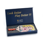 ARTI 16mm T700 Carbon Fiber Kristen & Kristy "GAME ON" Pickleball Paddle - USA Pickleball Approved