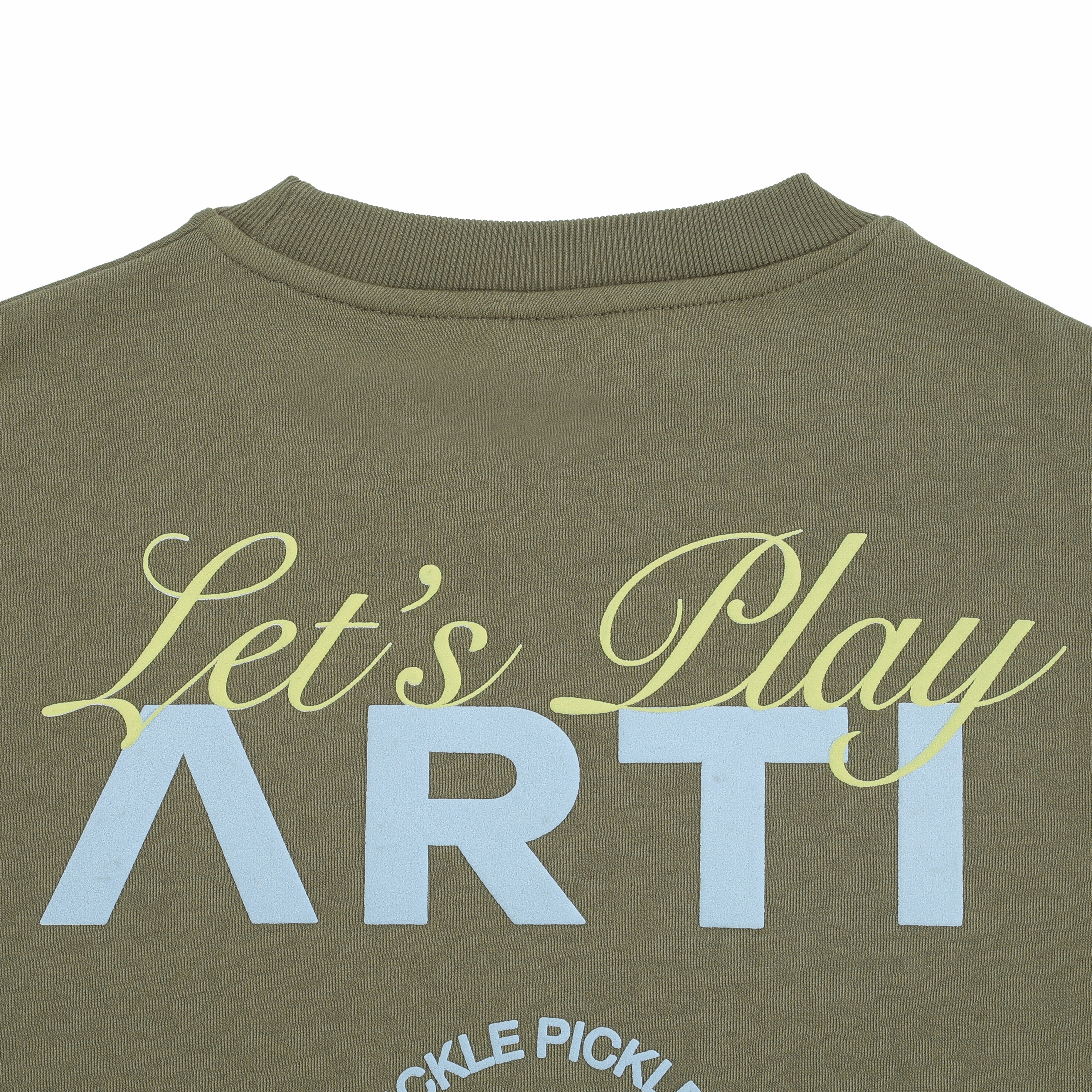 ARTI “Let’s Play” Heavyweight Crewneck – Olive Green