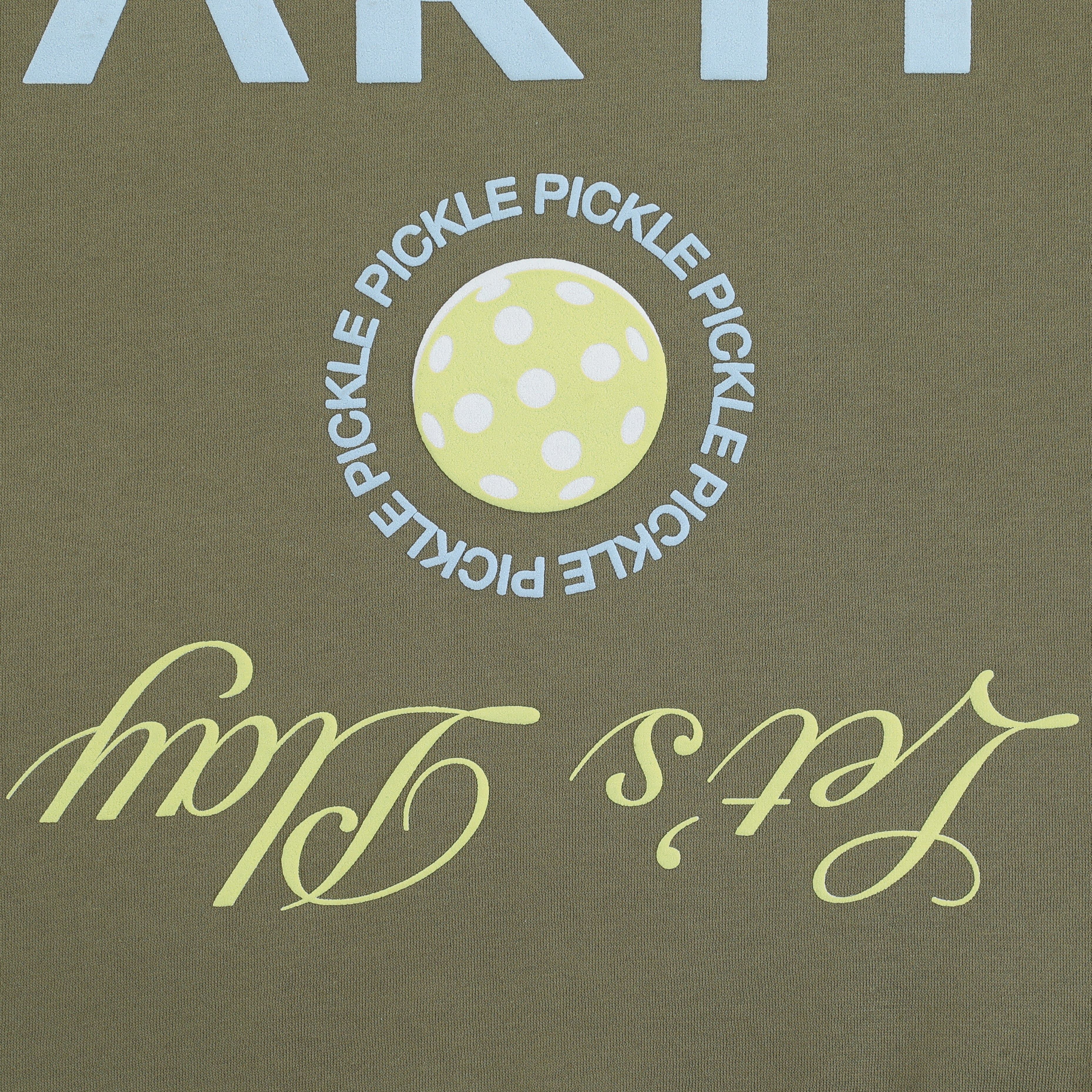 ARTI “Let’s Play” Heavyweight Crewneck – Olive Green