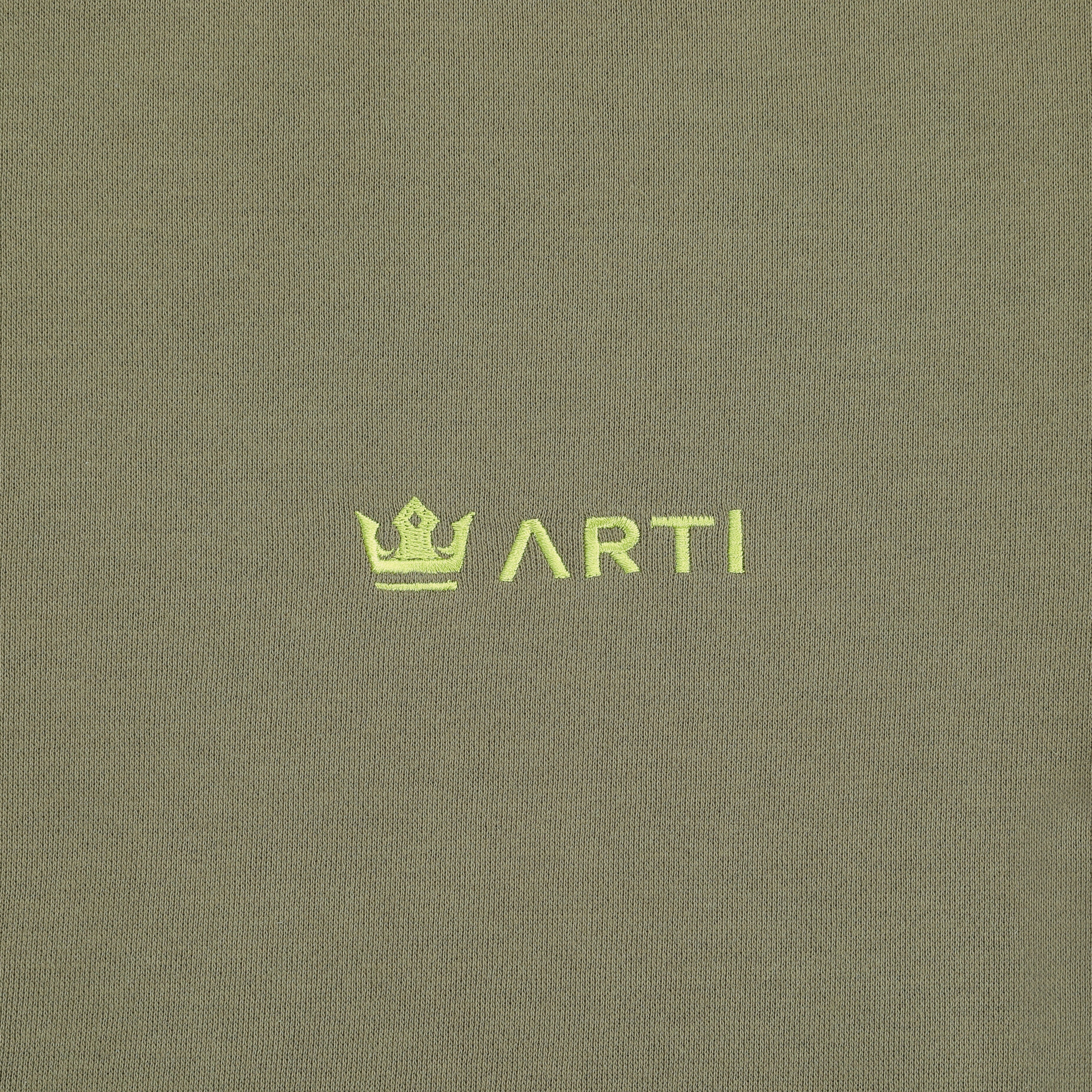 ARTI “Let’s Play” Heavyweight Crewneck – Olive Green